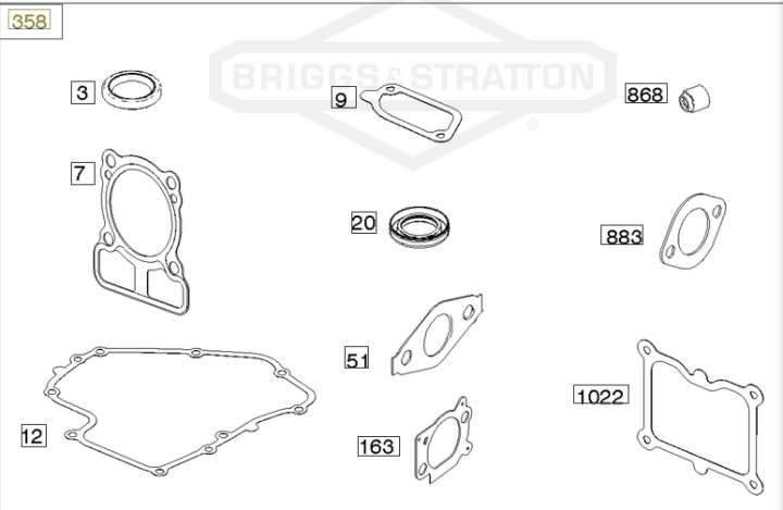 Gasket Set-Engine in the group  at GPLSHOP (793623)