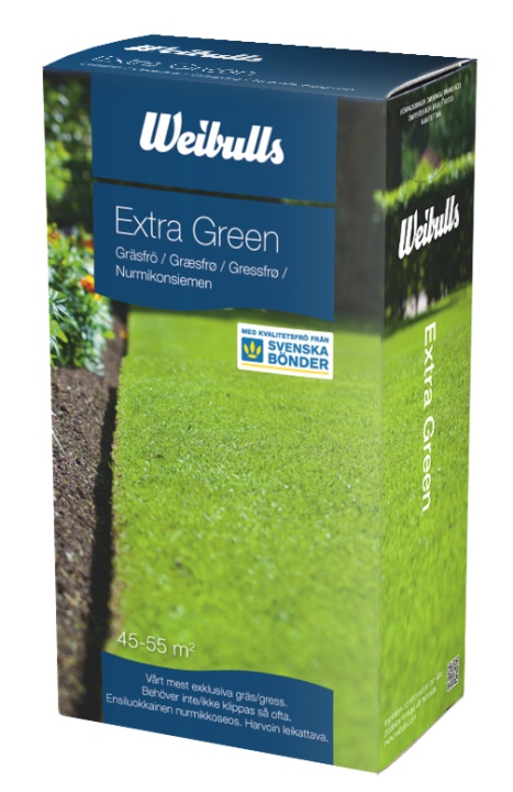 Grass seed Weibulls Extra Green 1kg in the group Husqvarna Forest and Garden Products / Grass seeds and fertilizer at GPLSHOP (838045)