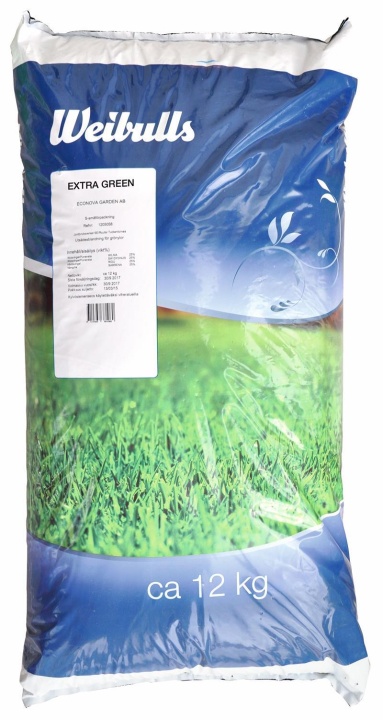 Grass seed Weibulls Extra Green 12kg in the group Husqvarna Forest and Garden Products / Grass seeds and fertilizer at GPLSHOP (838103)