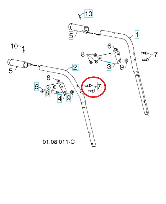 Bolt, 5/16-18X1 1/2 8747805-24 in the group at GPLSHOP (8747805-24)