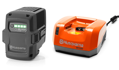 Husqvarna Pro Battery & charger kit BLi300 & QC500 in the group Husqvarna Forest and Garden Products / Husqvarna Battery operated power tools / Accessories Battery Operated Power Tools / Kit with battery & charger at GPLSHOP (9670719)