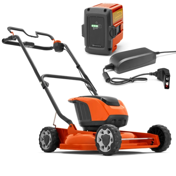 HusqvarnaLB 146i Battery Lawn Mower + BLi20 & QC80 in the group Husqvarna Forest and Garden Products / Husqvarna Lawn Mowers / Battery Lawn Mower at GPLSHOP (9678621-05)