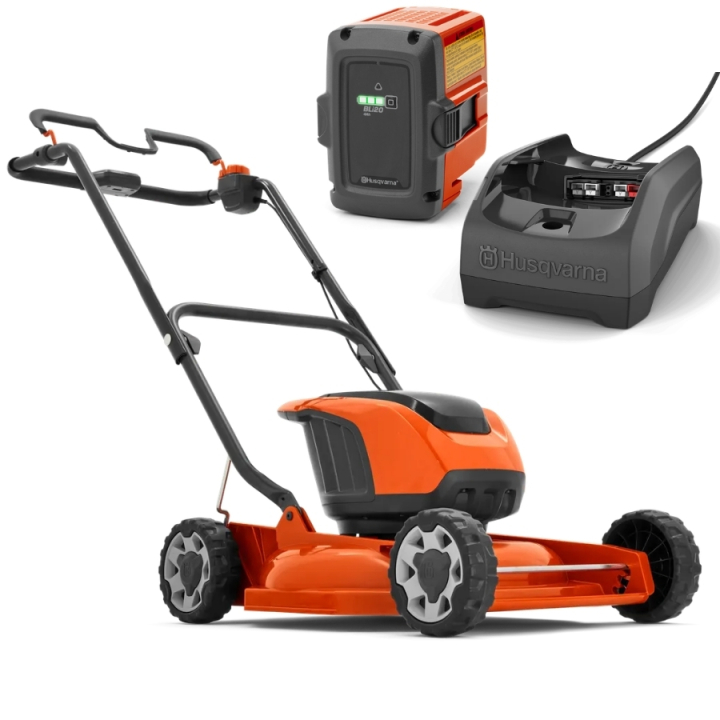 HusqvarnaLB 146i Battery Lawn Mower + BLi20 & C80 in the group Husqvarna Forest and Garden Products / Husqvarna Lawn Mowers / Battery Lawn Mower at GPLSHOP (9678621-05)