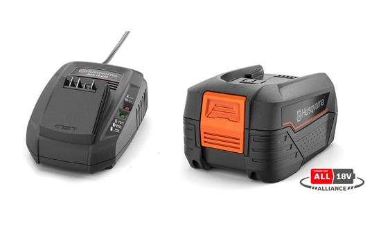 Husqvarna battery & charger kit Aspire™ B72 4.0Ah and C70 in the group Husqvarna Forest and Garden Products / Husqvarna Aspire™ / Aspire™ batteries and chargers at GPLSHOP (9706009)