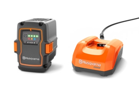 Husqvarna Battery & charger kit B140X & C500X in the group Husqvarna Forest and Garden Products / Husqvarna Battery operated power tools / Accessories Battery Operated Power Tools / Kit with battery & charger at GPLSHOP (9706079)