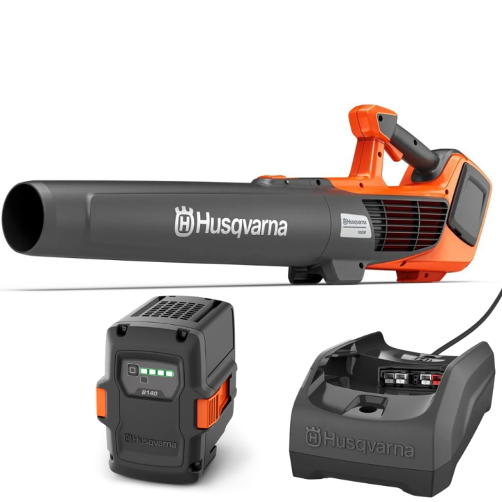 Husqvarna 122iB with battery and charger in the group Husqvarna Forest and Garden Products / Husqvarna Leaf Blower / Battey Blowers at GPLSHOP (9708273-02)