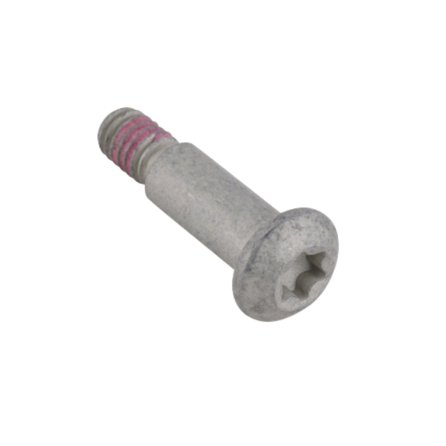 Shoulder screw ø 0.375 in, 5/16-18 x 7/8 in, clear zinc-plated steel