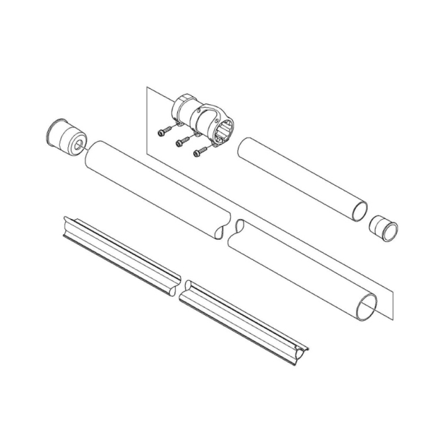Looped tube assembly