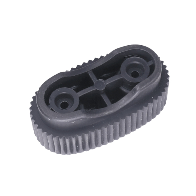 Buffer, front, black