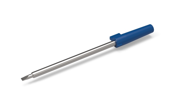 Screwdriver carburettor blue
