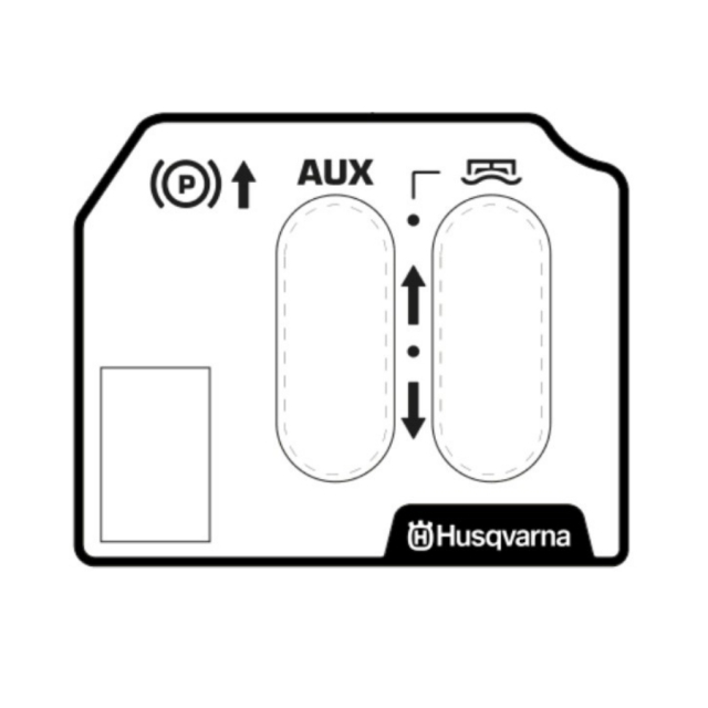 Decal Top Control Panel Cabin