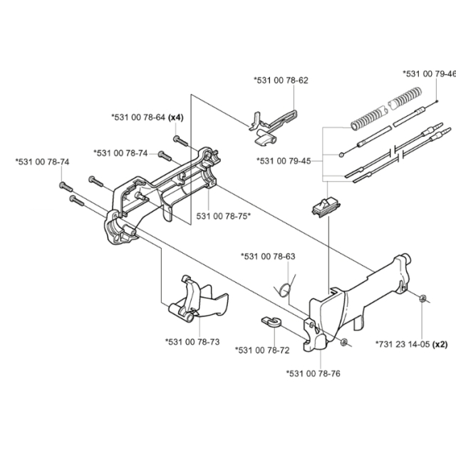 Throttle Handle Kpl 5310079-29