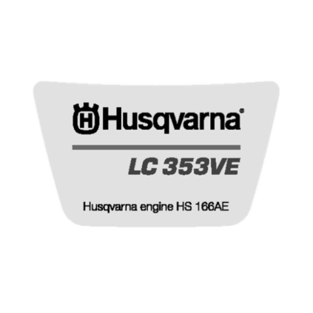 Decal Model Lc 353Ve 5312408-09