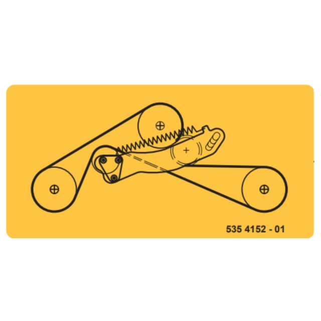 Sticker Belt tensioning