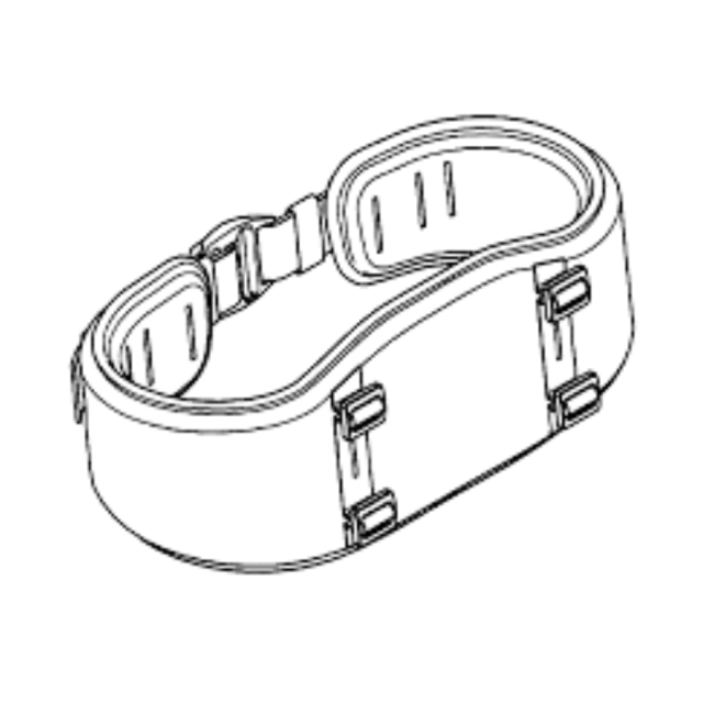 Waist-belt waist belt assembly hva