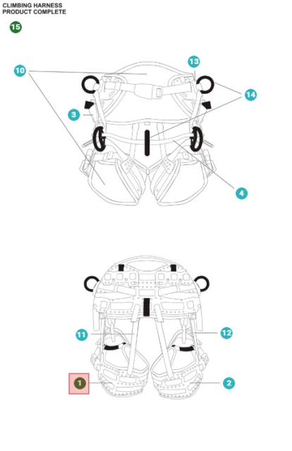 Leg loop left
