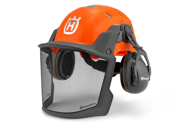 Husqvarna forestry helmet, Technical, fluorescent orange