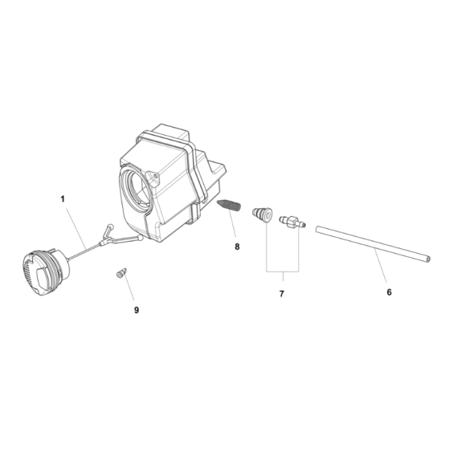 Tank Assy 240I Servicer Parts 5386310-01