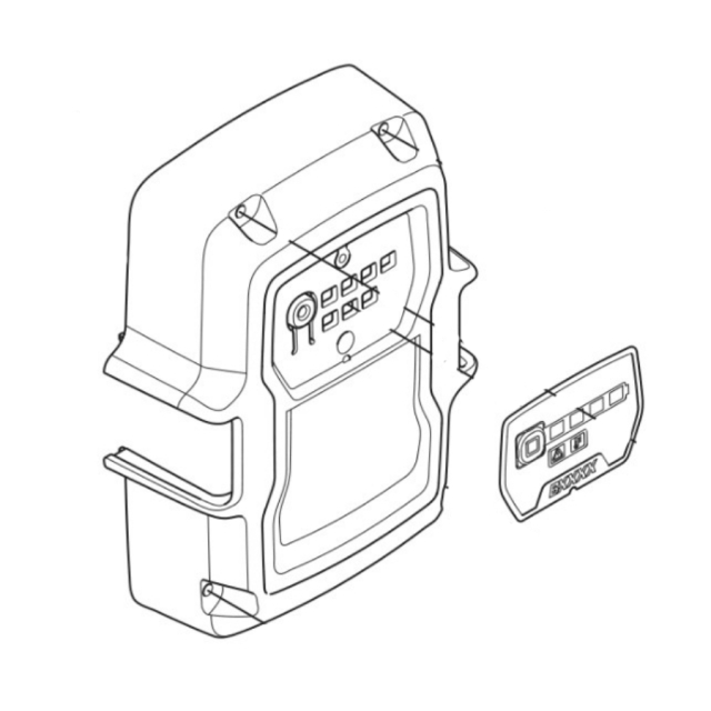 Cover Assy Spare Part Become Mkii 5386545-01