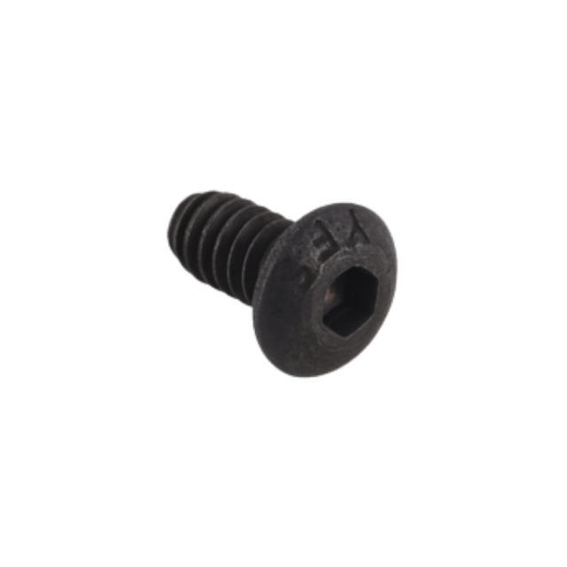 Scr #10-24 x 3/8 skt hd blk ox