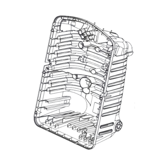 Cover rear cabinet kit