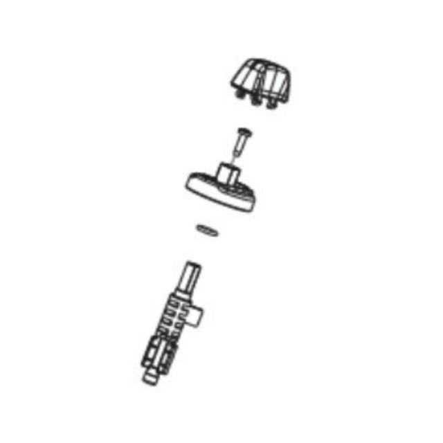 Switch knob axle and O-ring