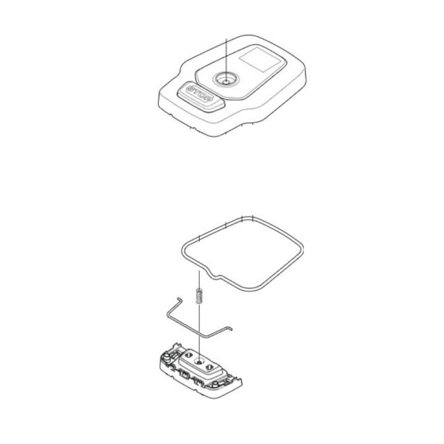 Stop button Automower Nera
