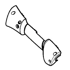 Handle Half Right Orange 5747021-01