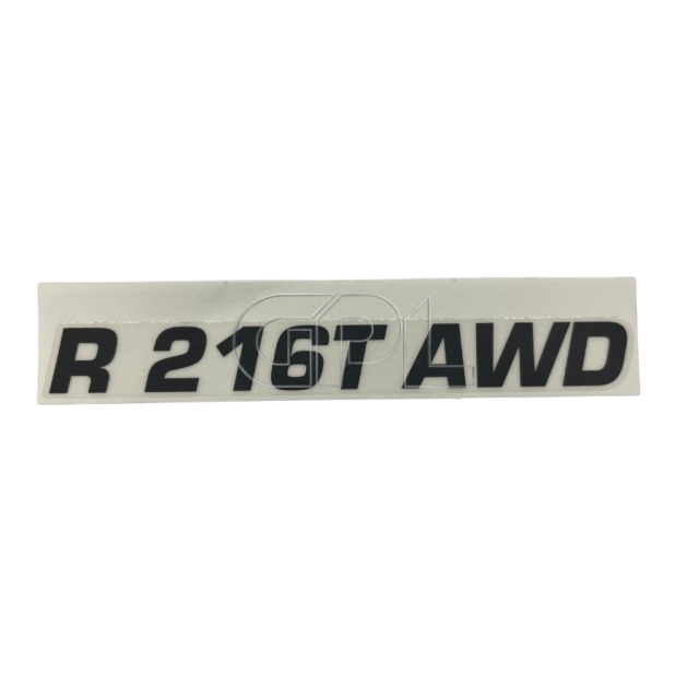 Decal Engine Hood R216T Awd