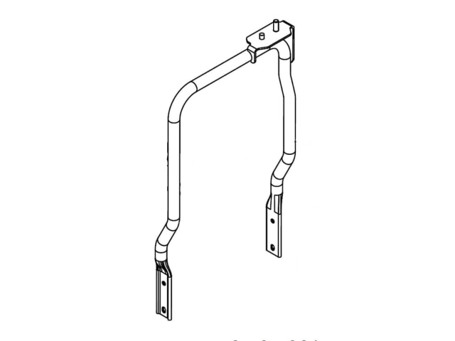 Support Weldment, Chute Painte