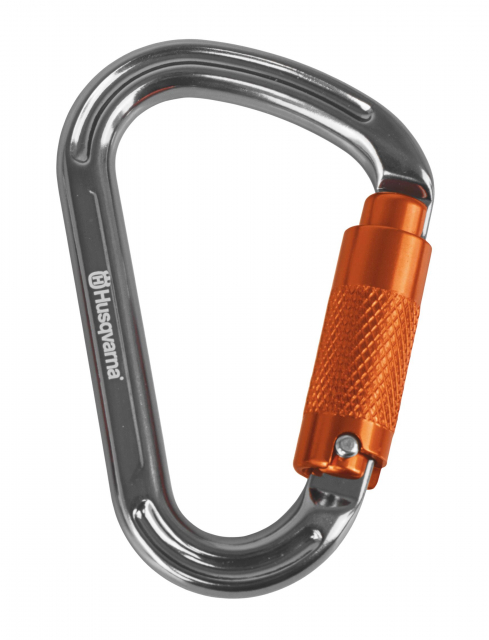 Husqvarna carabiner HMS, pear shaped