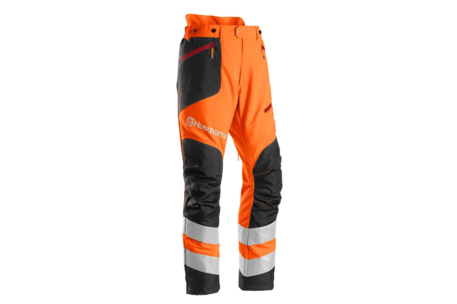 Husqvarna Brushcutting and Trimmer Trousers, High Viz, Technical