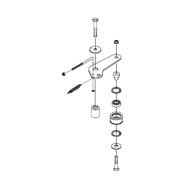 Drilling belt tensioner kit
