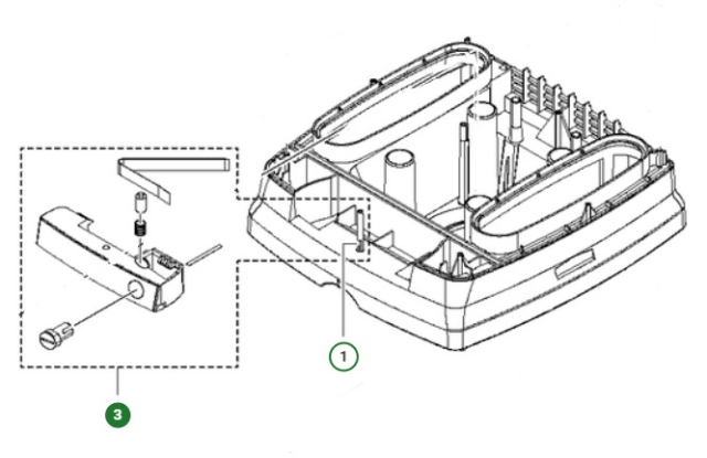 Lock assembly kit lock bar p 25