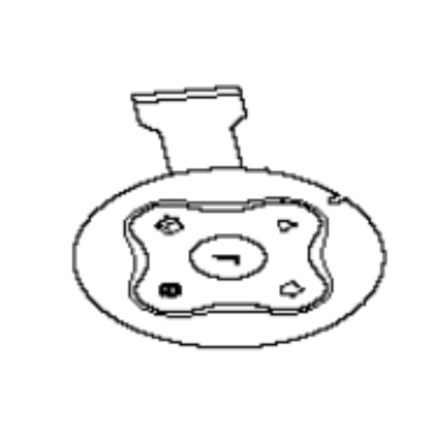 Keypad minimow Flymo 5 buttons