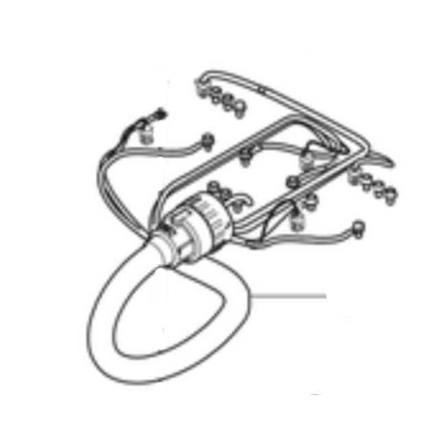 Wiring assembly cutting deck w400