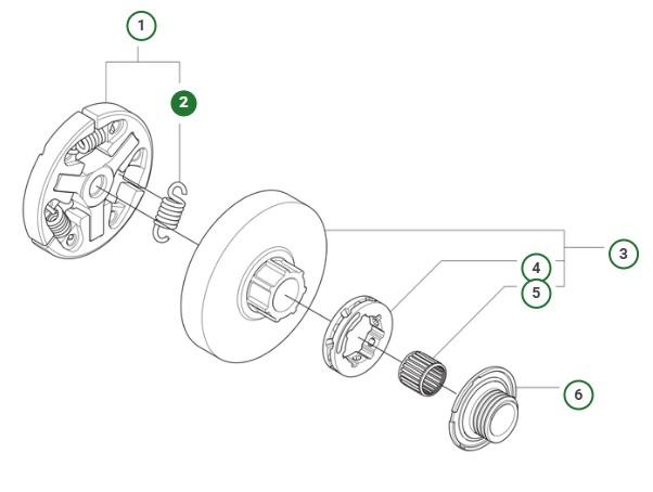 Clutch spring 564XPG