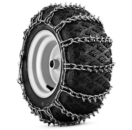 Snow chains 18X9.5-8, pair, for tractor