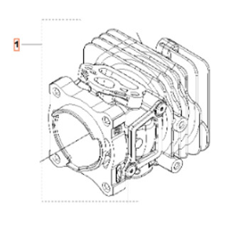 Cylinder Husqvarna T525