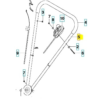 Handle Kpl Klippo Cobra, Comet S, Excellent S