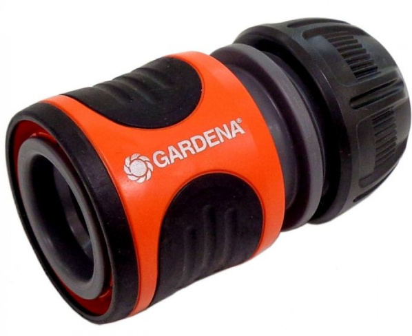 Coupling, 1/2 Hose W Stop Ori