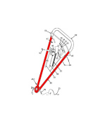 Handle Upper Klippo Cobra, Comet S, Excellent S Handle Upper Klippo Cobra, Comet S, Excellent S