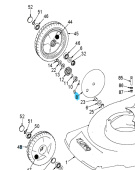 Wheel plate Brilliant right, 2 Holes Wheel plate Brilliant right, 2 Holes