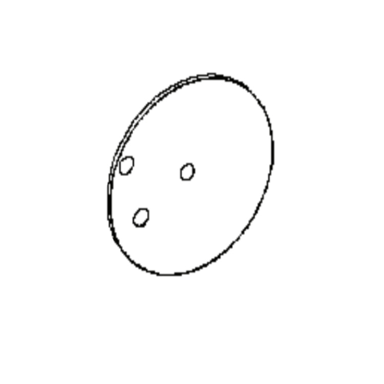 Wheel plate Brilliant Vä, 3 Holes