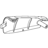 Handle insert 5041222-02 Handle insert 5041222-02