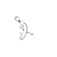 Plastic handle Red Right