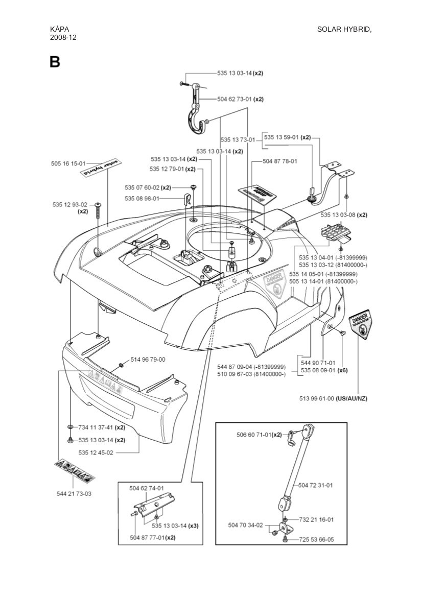 Gas spring bracket incl., bushing