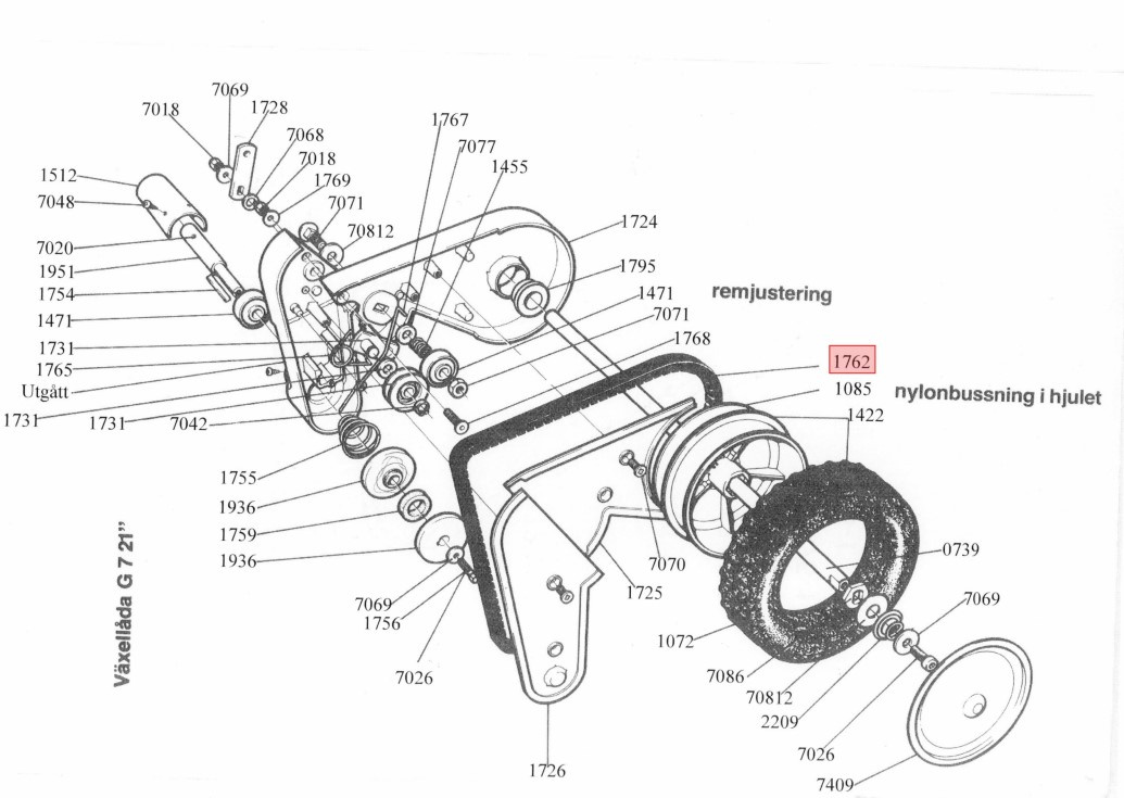 Klippo drive belt 21