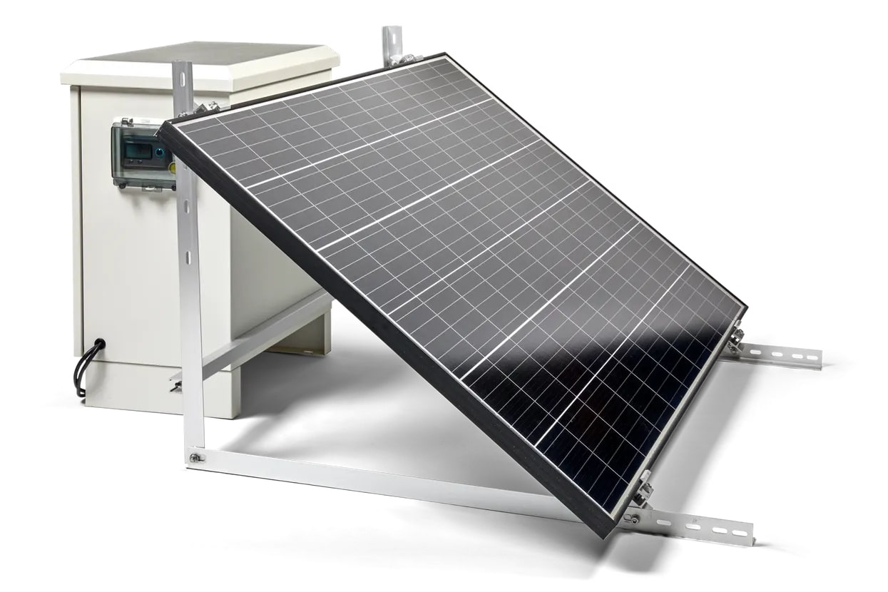 Automower solar cell charger