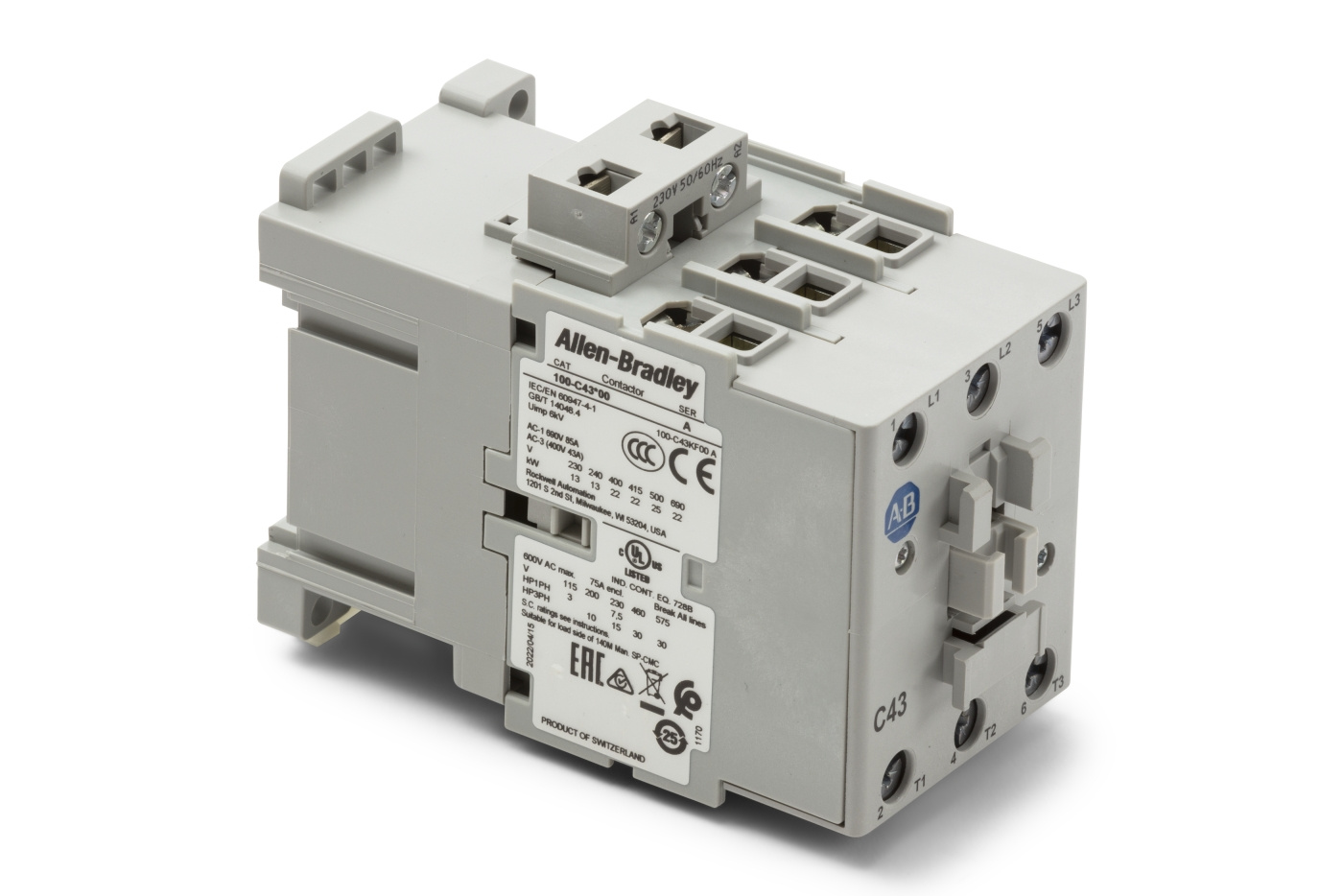 Contactor 230V 50/60Hz